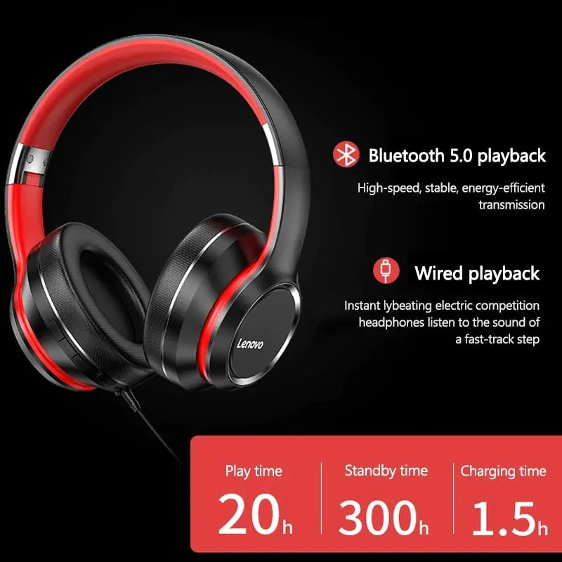 Bluetooth Foldable Over-Ear Gaming Headset
